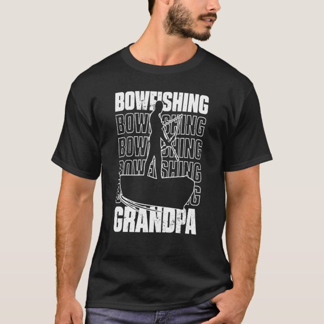 Camiseta Abuelo de la pesca del boliche cede abuelo de la p (Anverso)