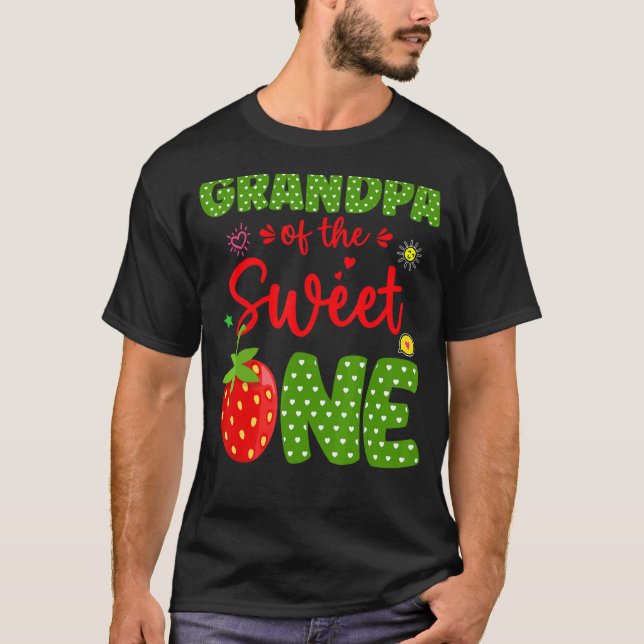 Camiseta Abuelo De La Primera Fruta De La Fresa (Anverso)