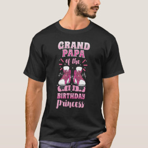 Camiseta Abuelo de la princesa naciente patinadora