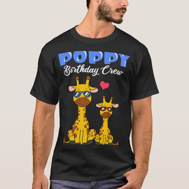 Camiseta Abuelo de la tripulación de cumpleaños que coincid (Anverso)