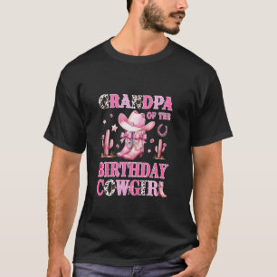 Camiseta Abuelo de la vaquera de cumpleaños fiesta de rodeo