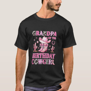 Camiseta Abuelo de la vaquera de cumpleaños fiesta de rodeo