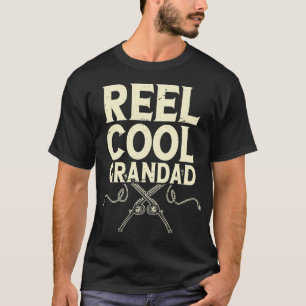 Camiseta Abuelo de los cascos de pesca Reel Guay Grandad