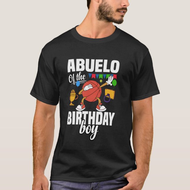 Camiseta Abuelo de los deportes de cumpleaños (Anverso)
