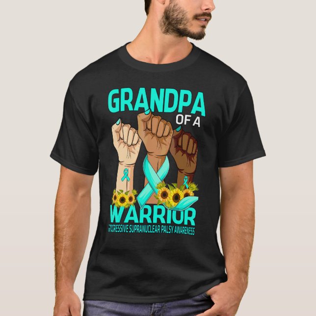 Camiseta Abuelo De Mano De Un Guerrero Progresivo Supranucl (Anverso)