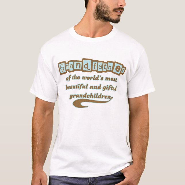 Camiseta Abuelo de nietos dotados (Anverso)