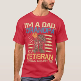 Camiseta Abuelo De Papá Noel Y Papá Veterano