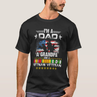 Camiseta Abuelo de papá Vietnam Veteranos de guerra militar