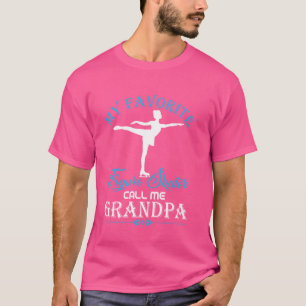 Camiseta Abuelo de patinaje sobre hielo - patinador gráfico