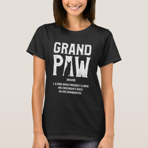 Camiseta Abuelo de perro abuelo de machos abuelo de animal