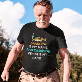 Camiseta Abuelo de pesca de perca