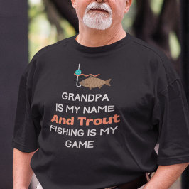 Camiseta Abuelo de pesca de trucha