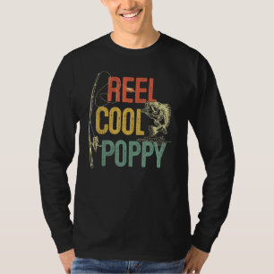 Camiseta Abuelo de pesca retro de la amapola de Guay Reel