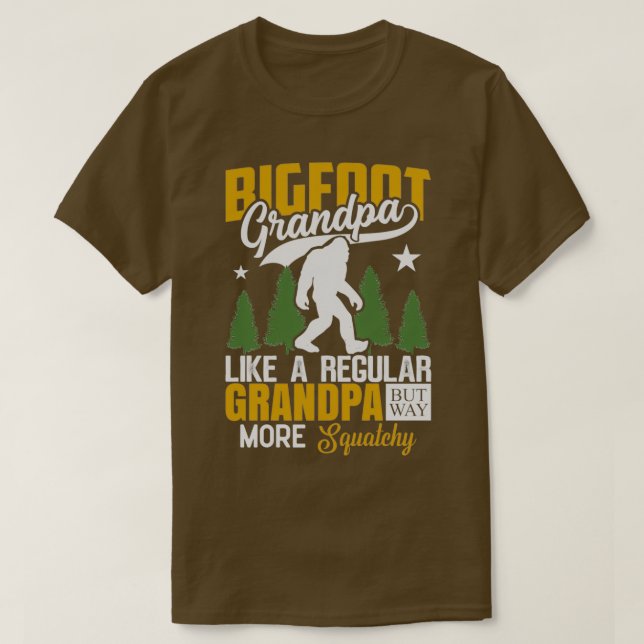 Camiseta Abuelo de pie grande como un abuelo normal pero mu (Diseño del anverso)