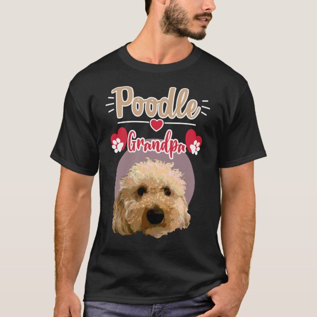 Camiseta Abuelo de Poodle (Anverso)