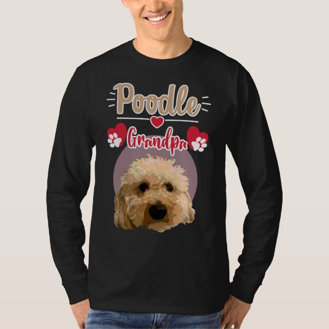 Camiseta Abuelo de Poodle (Anverso)