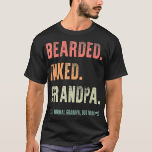 Camiseta Abuelo De Tinta Con Cabello Como Un Abuelo Normal