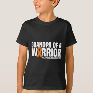 Camiseta Abuelo De Un Guerrero Señora Esclerosis Múltiple A
