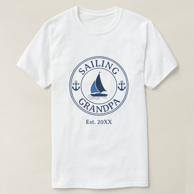 Camiseta Abuelo de Vela Año de Fundación  (Diseño del anverso)