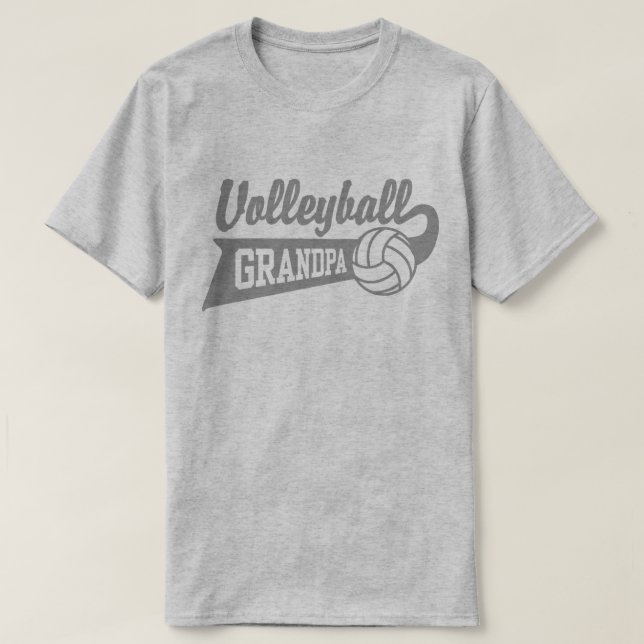 Camiseta Abuelo de voleibol (Diseño del anverso)
