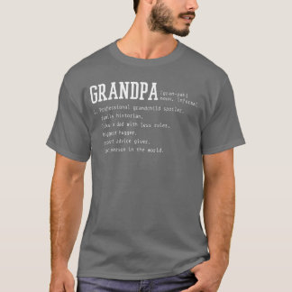 Camiseta Abuelo Definición Divertido Abuelo niña