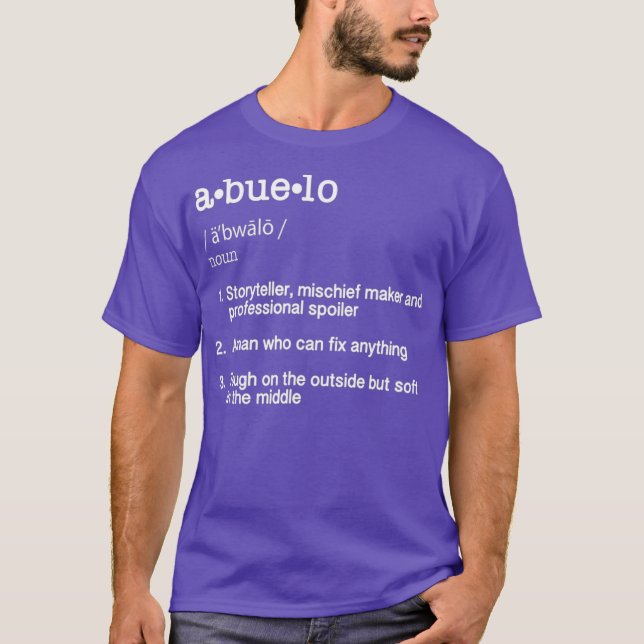 Camiseta Abuelo Definition    TFunny Guay Present Gift (Anverso)