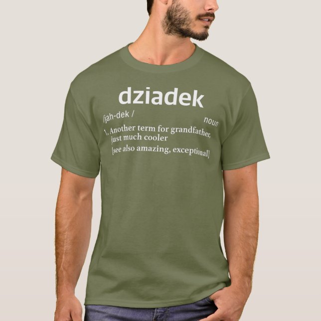 Camiseta Abuelo del abuelo de Dziadek T en polaco (Anverso)