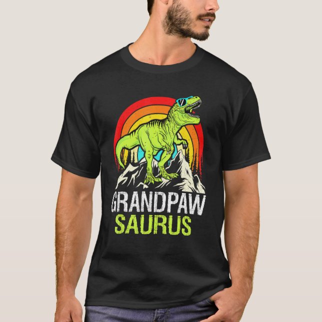 Camiseta Abuelo del abuelo de los dinosaurios Saurus Fa (Anverso)