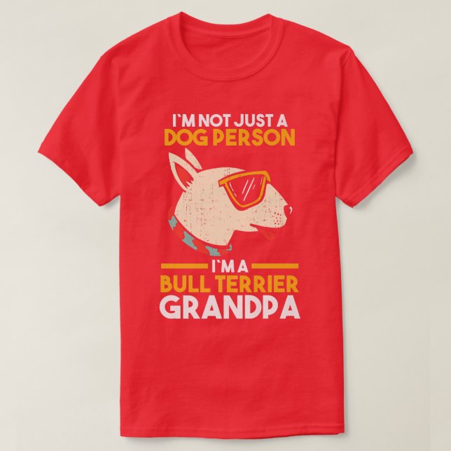 Camiseta Abuelo del abuelo del perro macho  (Diseño del anverso)