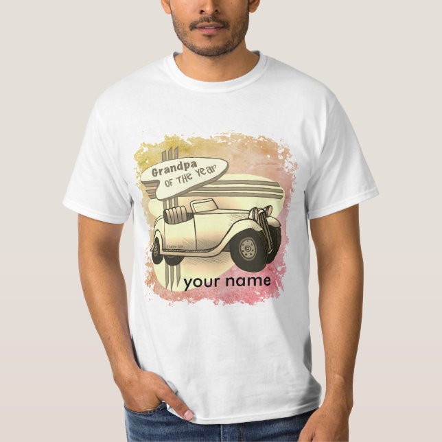 Camiseta Abuelo del año (Anverso)