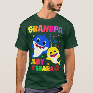 Camiseta Abuelo Del Bebé Tiburón Abuelo