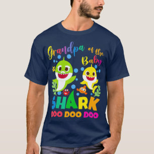 Camiseta Abuelo Del Bebé Tiburón Abuelo
