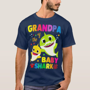 Camiseta Abuelo Del Bebé Tiburón Abuelo
