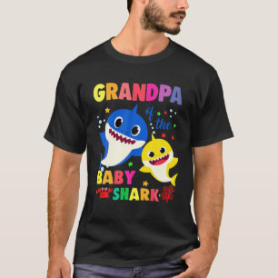 Camiseta Abuelo Del Bebé Tiburón Abuelo
