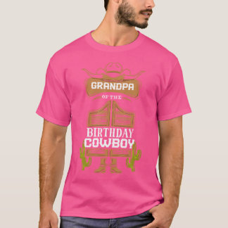 Camiseta Abuelo Del Bote De Cumpleaños Día Oeste