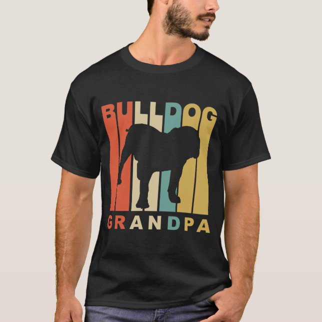Camiseta Abuelo del bulldog (Anverso)