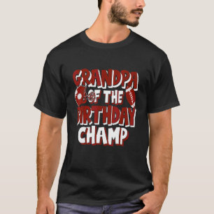 Camiseta Abuelo Del Campeón De Nacimiento Fútbol Americano 