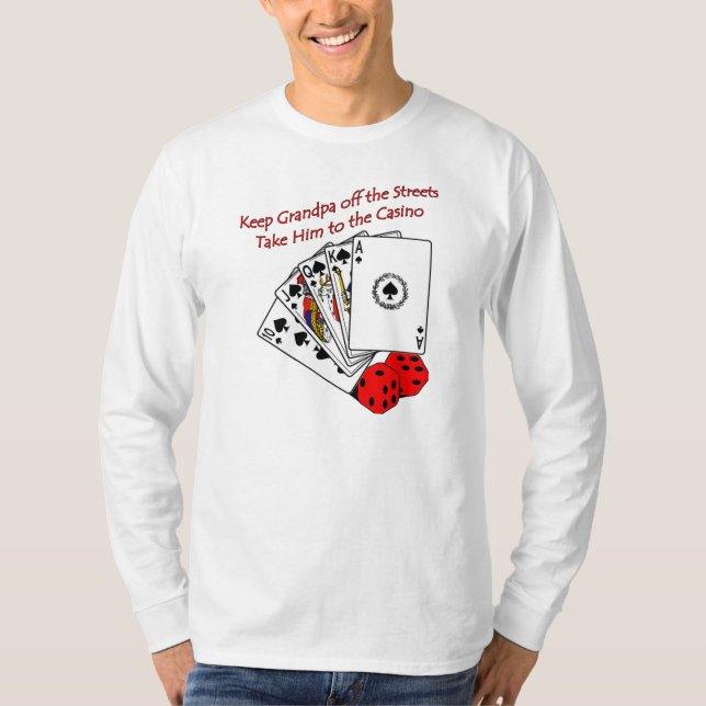 Camiseta Abuelo del casino (Anverso)