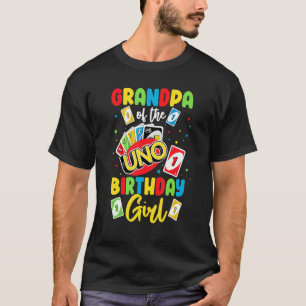 Camiseta Abuelo del Chica de cumpleaños Uno Daddy Papa Fath