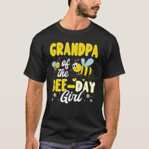 Camiseta Abuelo Del Chica Del Día De La Abeja Hive Fiesta C