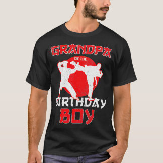 Camiseta Abuelo Del Cumpleaños Karate Taekwondo Boy Marti