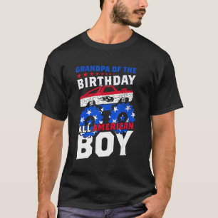 Camiseta Abuelo Del Cumpleaños Todo Niño Americano Monstruo