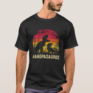 Camiseta Abuelo del Día del Padre masculino Dinosaurio div