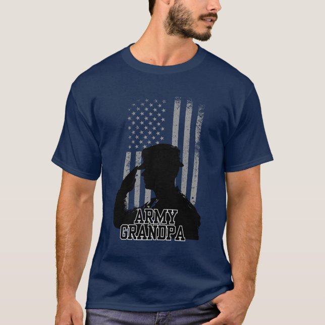 Camiseta Abuelo del ejército (Anverso)