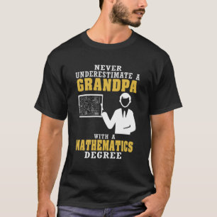 Camiseta Abuelo del grado de las matemáticas