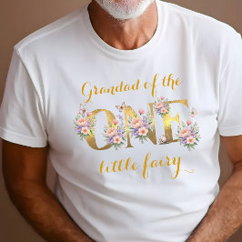 Camiseta Abuelo del jardín de hadas cumpleaños 1
