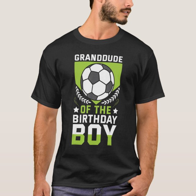 Camiseta Abuelo Del Jugador De Fútbol Bday T (Anverso)
