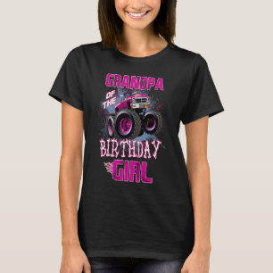 Camiseta Abuelo del monstruo Chica de cumpleaños, papá 1