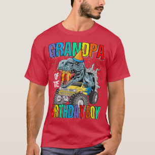 Camiseta Abuelo Del Monstruo Del Nacimiento Dinosaurio