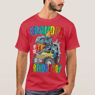 Camiseta Abuelo Del Monstruo Del Nacimiento Dinosaurio